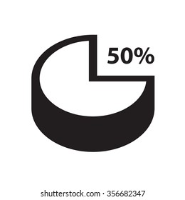Simple set of diagram and graphs related vector icon