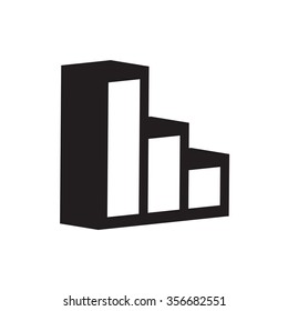 Simple set of diagram and graphs related vector icon