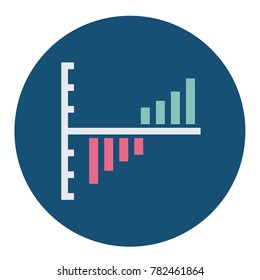Simple set of diagram and graphs related vector icons for your design, Business Infographic icons - Vector Graphics