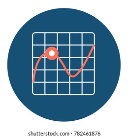 Simple set of diagram and graphs related vector icons for your design, Business Infographic icons - Vector Graphics