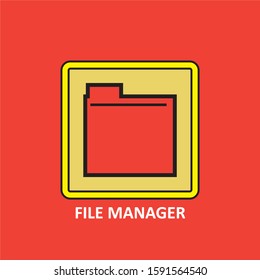 Simple Set of Document Flow Management Vector Line Icons