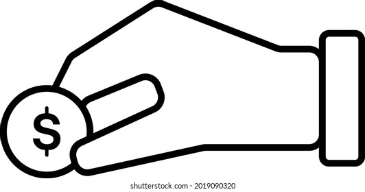 simple set of donation icon and charity vector line icons related vector line icons. contain such icons as help, box of clothes, toys giveaway and more.