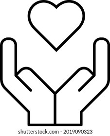simple set of donation icon and charity vector line icons related vector line icons. contain such icons as help, box of clothes, toys giveaway and more.