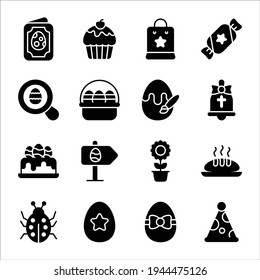 Simple Set of Easter Day Vector icons