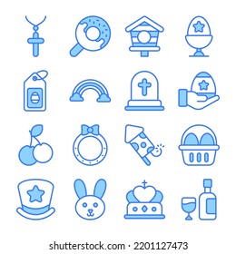 Simple Set of Easter Day Vector icons