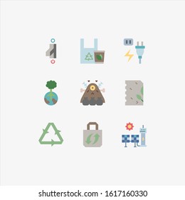 Simple Set of Eco Related Vector Icons