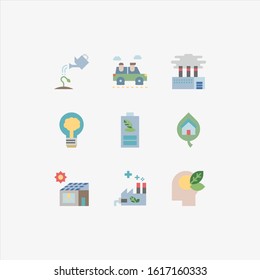 Simple Set of Eco Related Vector Icons