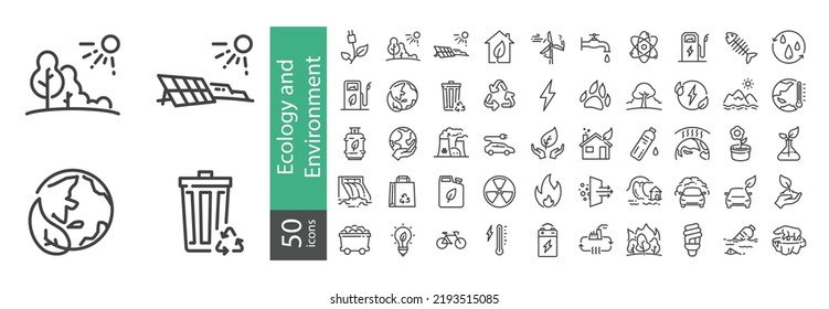 Simple Set of Ecology and Environment Related Vector Line Icons. Contains such Icons as Electric Car, Global Warming, Forest, Recycle, Nuclear power, Pollution, Biofuel, Windmill and more.
