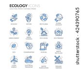 Simple Set of Ecology Related Color Vector Line Icons. 
Contains such Icons as Recyclable, Eco House, Green Thinking and more. 
Editable Stroke. 64x64 Pixel Perfect. 