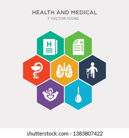simple set of enema, health care, injury, lung icons, contains such as icons medical, medical checklist, medical file and more. 64x64 pixel perfect. infographics vector