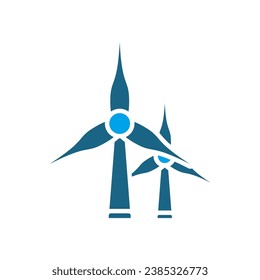 Simple Set of Energy Types Related Vector Blue and black Icons. Contains such Icons as Hydroelectric Power Station, Solar Cells, Fossil Fuels and more. Editable Vector