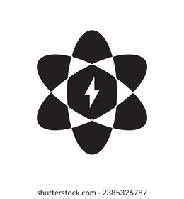 Conjunto simple de tipos de energía relacionados con los iconos azul y negro. Contiene íconos como la Estación de Energía Hidroeléctrica, células solares, combustibles fósiles y más. Vector editable
