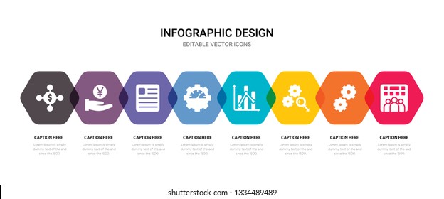 simple set of enterprise, execution, analyze, fluctuation icons, contains such as icons performance, gazette, benefits, diversify and more. 64x64 pixel perfect. editable vector set