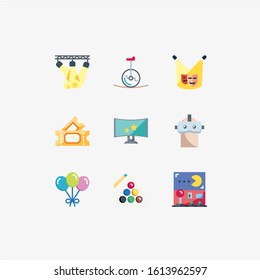 Simple Set of Event Related Vector flat Icons