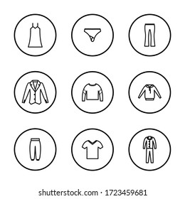 Simple set fashion icon design for website and mobile application icons