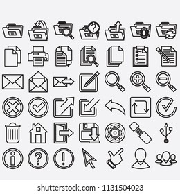 Simple Set of Feedback Related Vector Line Icons. Contains such Icons as Star Rating, User Opinion, Testimonial and more. Editable Stroke. 48x48 Pixel Perfect.