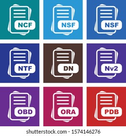  Simple Set Of File Format Icons
