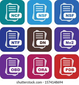  Simple Set Of File Format Icons
