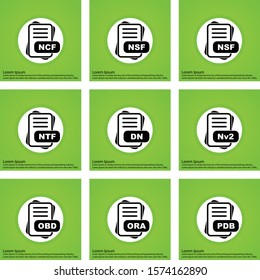  Simple Set Of File Format Icons
