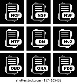  Simple Set Of File Format Icons
