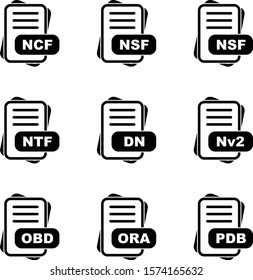  Simple Set Of File Format Icons
