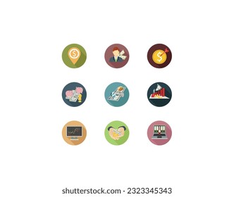 Simple Set of Finance Related Vector Line Icons. Contains such Icons as Taxes, Money Management, Handshake and more. Money vector icon set. Bank illustration sign collection. Dollar symbol.
