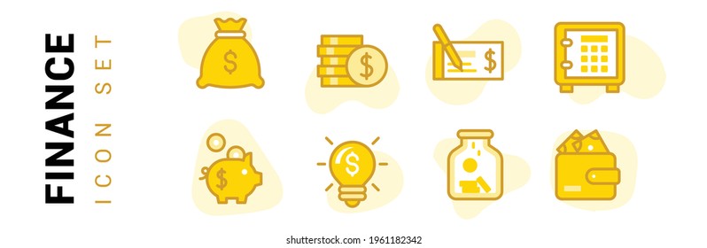 Simple Set of Financial Analytics Related Vector Icons.Simple Set of Money Related Vector Line Icons. Contains such Icons as Wallet, ATM, Bundle of Money, Hand with a Coin and more.