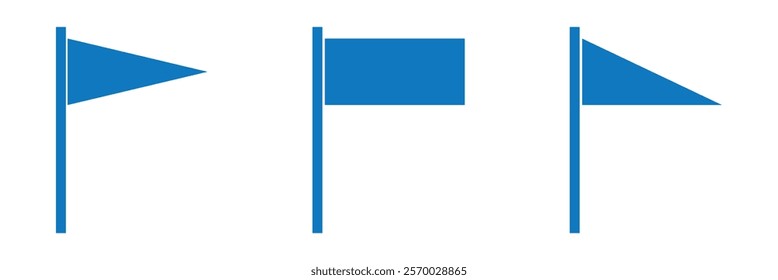 Simple Set of Flag Icon set. Contains such Icons as Achievement, Victory, vector illustration on white background. Flag icon. 