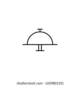 Simple set of food and drink icon. Restaurant symbol concept isolated. Modern outline on white background