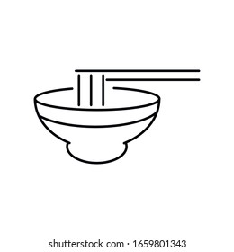 Simple set of food and drink icon. Restaurant symbol concept isolated. Modern outline on white background