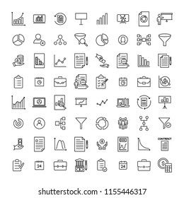 Simple set of freelance related outline icons. Elements for mobile concept and web apps. Thin line vector icons for website design and development, app development. Premium pack.