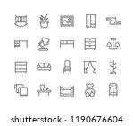 Simple Set of Furniture Related Vector Line Icons. Contains such Icons as Children's Bed, Sofa, Hanger and more.
Editable Stroke. 48x48 Pixel Perfect.