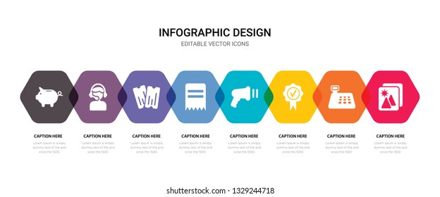 simple set of gallery, cash register, quality, barcode scanner icons, contains such as icons invoice, coupon, support, piggy bank and more. 64x64 pixel perfect. editable vector set
