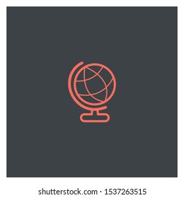 Simple set of globe related outline icons. Elements for mobile concept and web apps. Thin line vector icons for website design and development, app development. Premium pack.