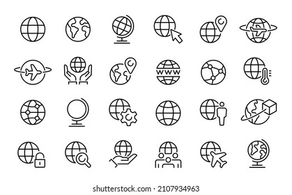 Free Vector Round Web Contact Icons