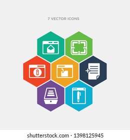 simple set of gross pencil, file inbox, add new document, window back button icons, contains such as icons information button, rounded corners square, open envelope and more. 64x64 pixel perfect.