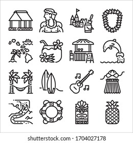 700 Hawai icons Images, Stock Photos & Vectors | Shutterstock