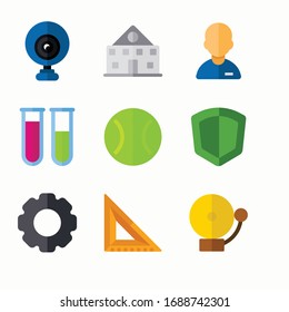 Simple Set High School Vector line Icons