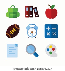 Simple Set High School Vector line Icons