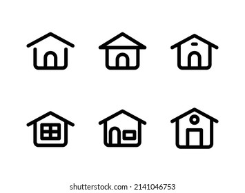 Simple Set of House Related Vector Line Icons. Contains Icons as Simple Home, Window and more.