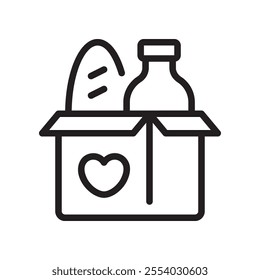 Simple set of Humanitarian Help related icons. Elements for mobile concept and web apps. Vector icons for website design and development, app development. Premium pack.
