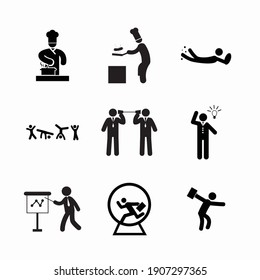 Simple Set Humans Vector line Icons