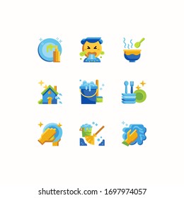 Simple Set of Hygiene icon illustration