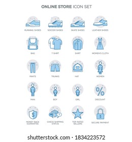Simple Set of icon  online web store, it is perfect for all online shops equipped with a caption image below, it's perfect for you