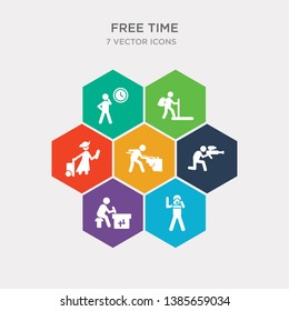 simple set of instant camera, crossword, water gun, billiard icons, contains such as icons traveling, hiking, watches and more. 64x64 pixel perfect. infographics vector