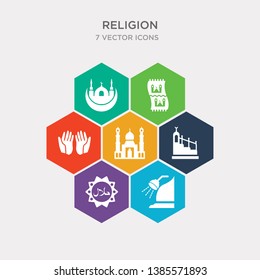 simple set of islamic ghusl, islamic halal, islamic minbar, mosque icons, contains such as icons pray, praying carpet, ramadan and more. 64x64 pixel perfect. infographics vector