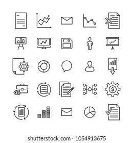 Simple set of leadership related outline icons. Elements for mobile concept and web apps. Thin line vector icons for website design and development, app development. Premium pack.