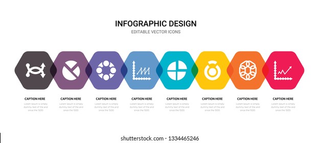 simple set of line chart, interlocking, pie chart, pie chart icons, contains such as icons line chart, pie shuffle and more. 64x64 pixel perfect. editable vector set