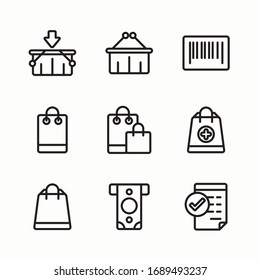 Simple Set Lineal Ecommerce Vector line Icons