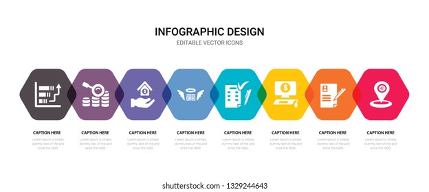 simple set of location, resume, online banking, invoice icons, contains such as icons money, property, analytics, bar chart and more. 64x64 pixel perfect. editable vector set